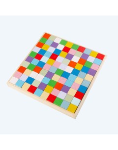 Кубики KOGURS Разноцветные деревянные 100 шт Kogur's