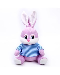Мягкая игрушка Кролик в футболке 20 см Nobrand