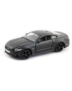 Машинка металлическая RMZ City 1 32 Ford Mustang 2015 цвет черный матовый Uni fortune