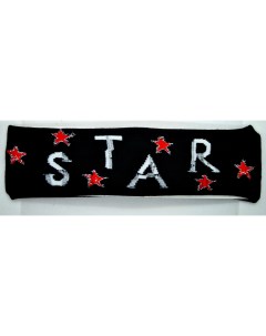 Повязка для волос Black Star Чёрная звезда Fashion jewelry