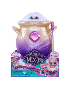Игровой набор MOOSE Интерактивный Волшебный котел розовый ТМ Magic mixies