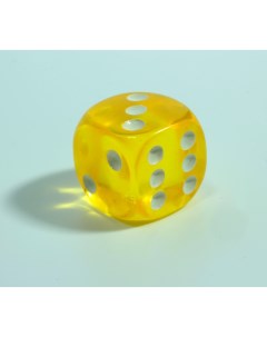 Кубик из Янтарной крошки для настольных игр 12мм T&z_mineral