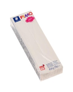 Полимерная глина запекаемая 454 г soft белый Fimo