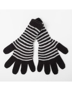 Перчатки для девочки удлинённые чёрный размер 16 Снежань