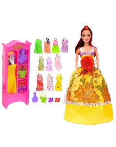 Кукла модель Анна с набором платьев с аксессуарами в ассортименте 2985005 Nobrand
