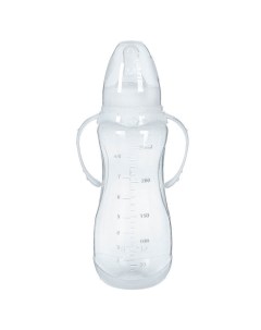 Бутылочка для кормления приталенная с ручками 250 мл белый 2969748 Mum&baby