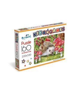 Пазл Kids games ежик 160 элементов Origami