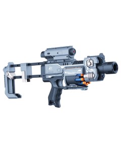 Пистолет игрушка с мягкими пулями и фонариком на батарейках BlazeStorm ZC7083 Zecong toys