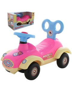 Каталка детская автомобиль для девочек Сабрина 2 без звукового сигнала Molto