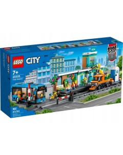 Конструктор City 60335 Железнодорожная станция 907 деталей Lego