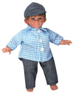 Кукла Джестито мальчик в голубой рубашке 28 см Lamagik