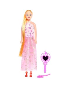 Кукла модель Оля в платье с аксессуарами МИКС Happy valley