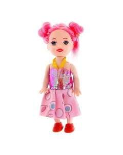 Кукла малышка Кира в платье в ассортименте 474229 Nobrand