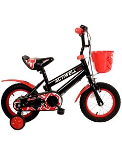 Велосипед KID ST12 черно красный Actiwell