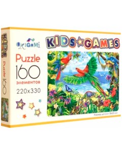 Пазл 160 Kids Games Попугаи 07862 Origami