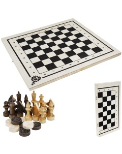 Набор 2 в 1 3 шашки шахматы Колорит