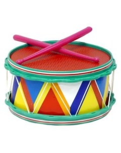 Барабан Друг детский музыкальный инструмент цвет микс Тулигрушка