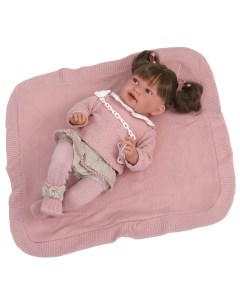 Кукла Ника в розовом 40 см мягконабивная 33114 Antonio juan