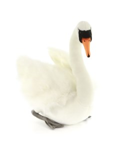 Реалистичная мягкая игрушка Лебедь белый 45 см Hansa creation