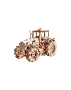 Конструктор деревянный 3D EWA Трактор Eco wood art
