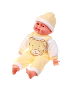 Мягкая игрушка Кукла жёлтый костюм хохочет Nobrand