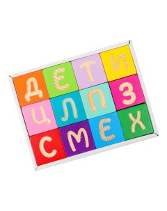 Кубики Весёлая Азбука 12 элементов 1222889 Томик