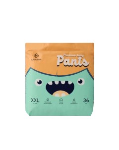 Подгузники трусики детские Premium baby Pants XXL 16 20 кг 36 шт Supergreen