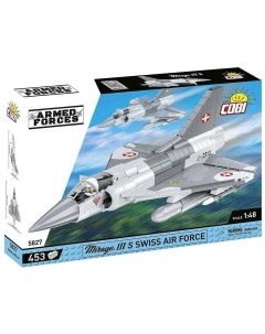 Конструктор арт 5827 Самолет Mirage IIIS Swiss Air Force 453 дет Cobi