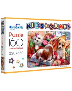 Пазл 160 Kids Games Корги 07864 Origami