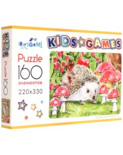 Пазл 160 Kids Games Ёжик 07868 Origami