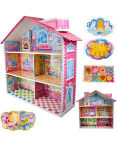 Кукольный домик DREAM HOUSE Усадьба 03633 быстрой сборки Десятое королевство