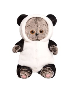 Мягкая игрушка Басик BABY в комбинезоне панда 20 см 3694901 Budi basa