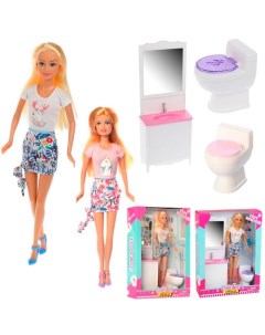 Кукла 8449 Ванная комната в коробке Defa lucy