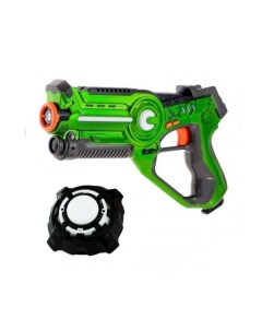 Игровой набор лазертаг Лазерный Пистолет и Мишень W7001U Green игрушка Wineya