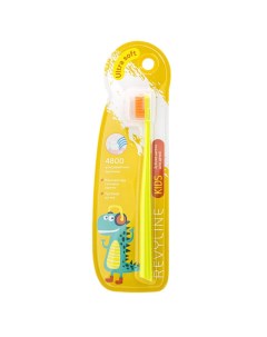 Детская зубная щетка Kids US4800 Ultra soft жёлтая Revyline