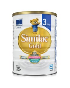 Детская смесь Gold 3 молочная сухая c 2 FL олигосахаридами с 12 м 800 г Similac