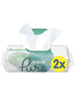 Салфетки влажные Aqua Pure детские 96шт Pampers