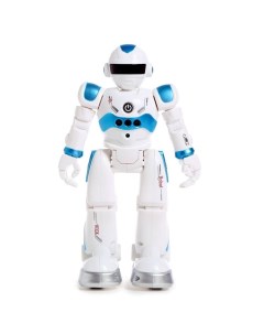 Робот игрушка радиоуправляемый GRAVITONE русское озвучивание цвет синий Iq bot