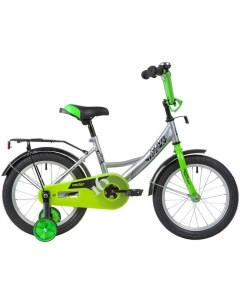 Велосипед Vector 2022 городской детский рама 16 колеса 16 серебристый Novatrack