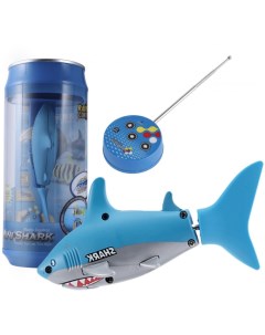 Радиоуправляемая рыбка акула синяя водонепроницаемая в банке 3310B 2 Create toys