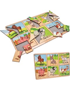 Деревянные Карточки пазл ферма ОА 00000043 Арбо