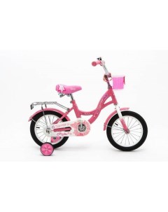 Велосипед girl 12 розовый с ручкой Zigzag
