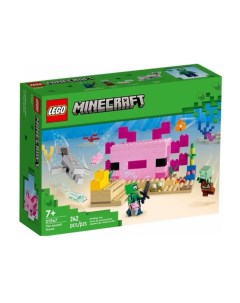 Конструктор Minecraft The Axolotl House Дом Аксолотля 21247 Lego