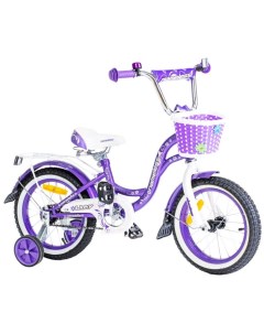 Велосипед 18 LADY фиолетовый белый Nameless