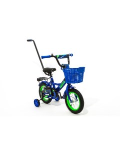 Велосипед 12 CLASSIC синий С РУЧКОЙ ZG 1203 Zigzag