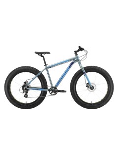 Велосипед 24 Fat 26 2 HD серый голубой 18 2023 hq 0014328 Stark