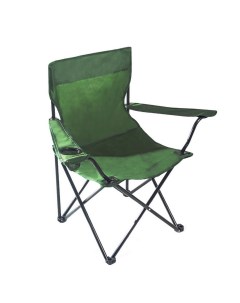 Кресло складное с подстаканником 52х52х85см зеленый Greenhouse
