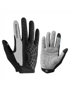 Перчатки велосипедные перчатки спортивные S109 1 цвет черный серый XL 8 5 Rockbros