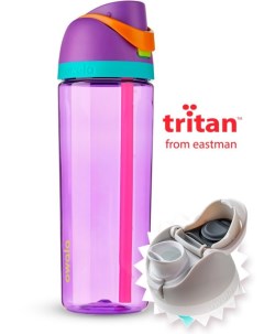 Спортивная бутылка для воды с трубочкой и широким горлышком FreeSip Tritan 739 мл Owala