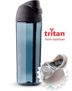 Спортивная бутылка для воды с трубочкой и широким горлышком FreeSip Tritan 739 мл Owala